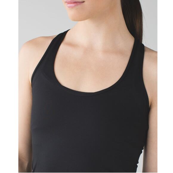 Lululemon CRB Cool Racerback Luxtreme Black Tank - Picture 5 of 5
